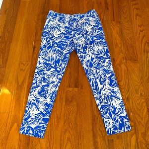 F&F women printed slim fit pants in size 6